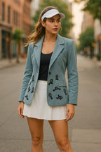 Game Set Velvet Jacket