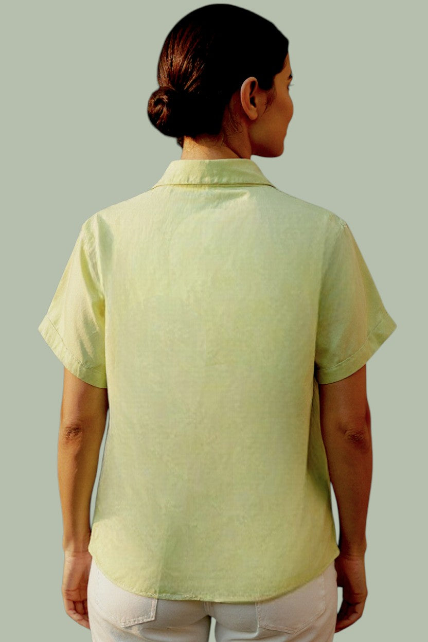 Lime Mist Short Sleeve Shirt