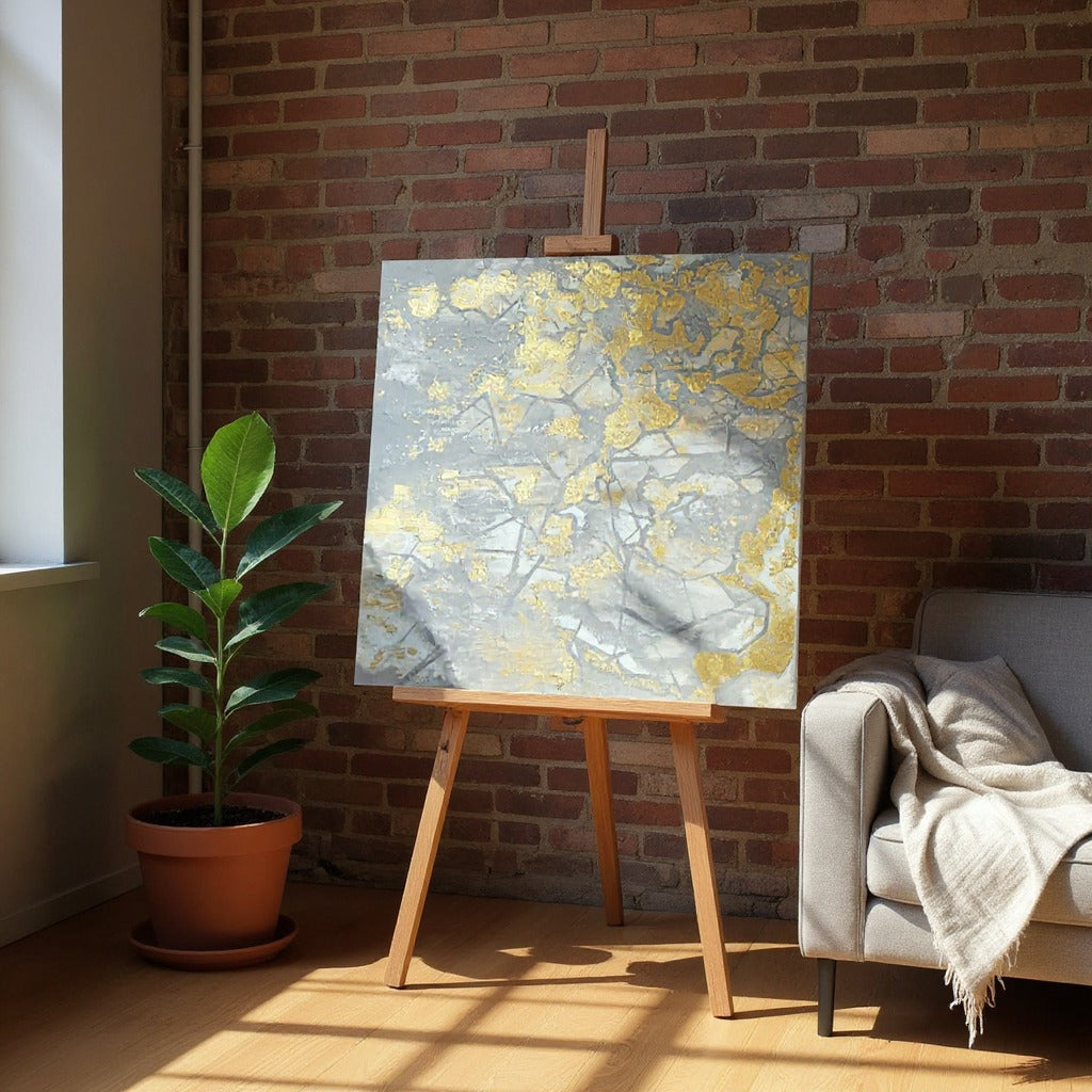 Fragments of Light (Size: 3 ft × 3 ft)
