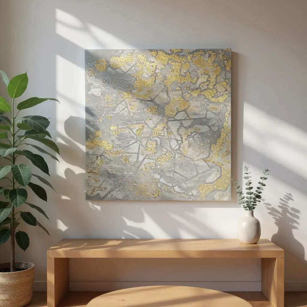 Fragments of Light (Size: 3 ft × 3 ft)