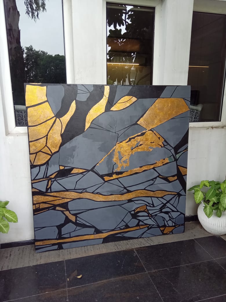 Golden Fractures (Sold)