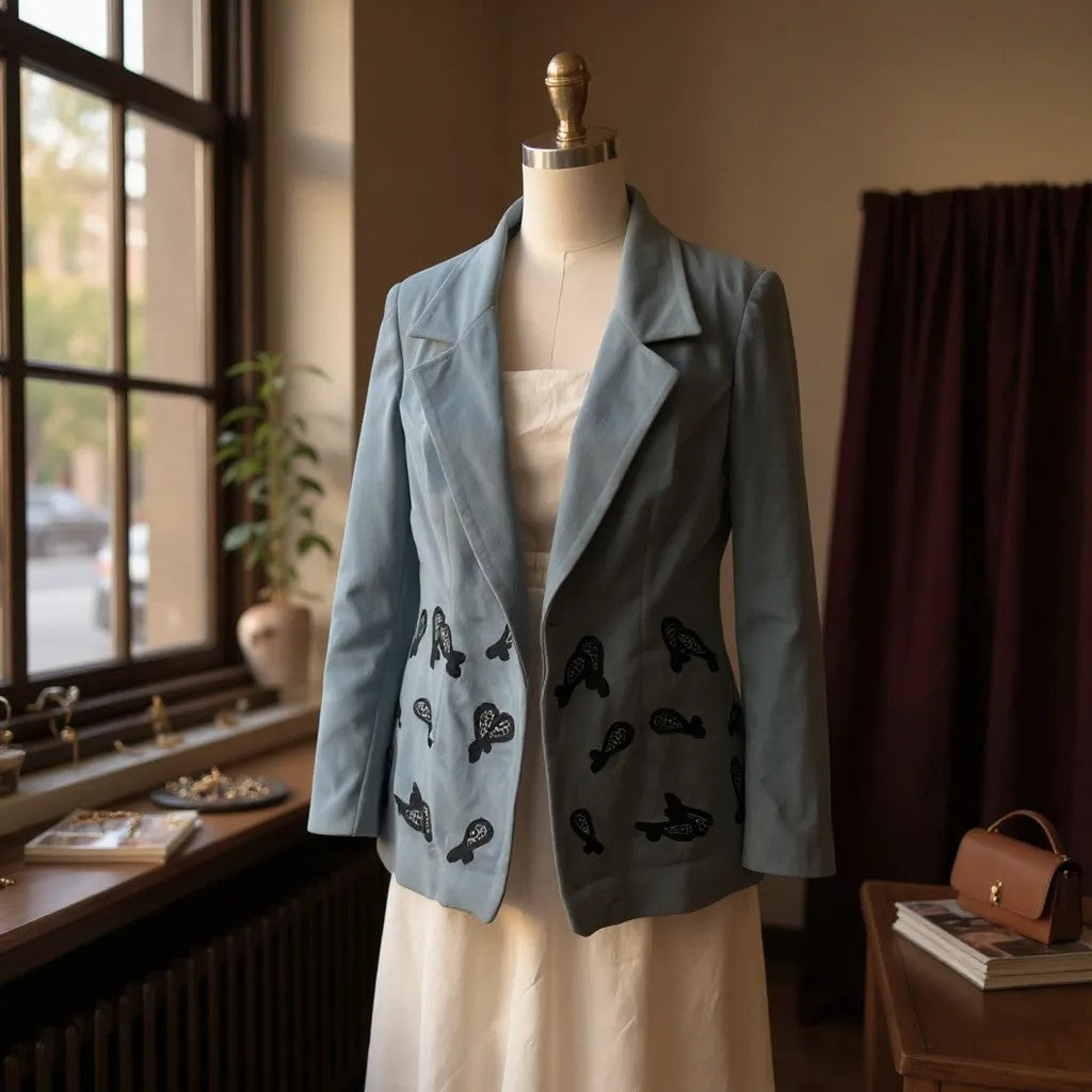 Game Set Velvet Jacket