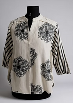 Monochrome Bloom Shirt